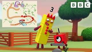 Learn to Read a Map with Numberblocks | CBeebies