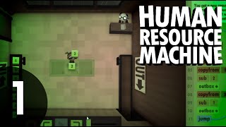 Programming puzzles! - Human Resource Machine - Rachel plays (#1)