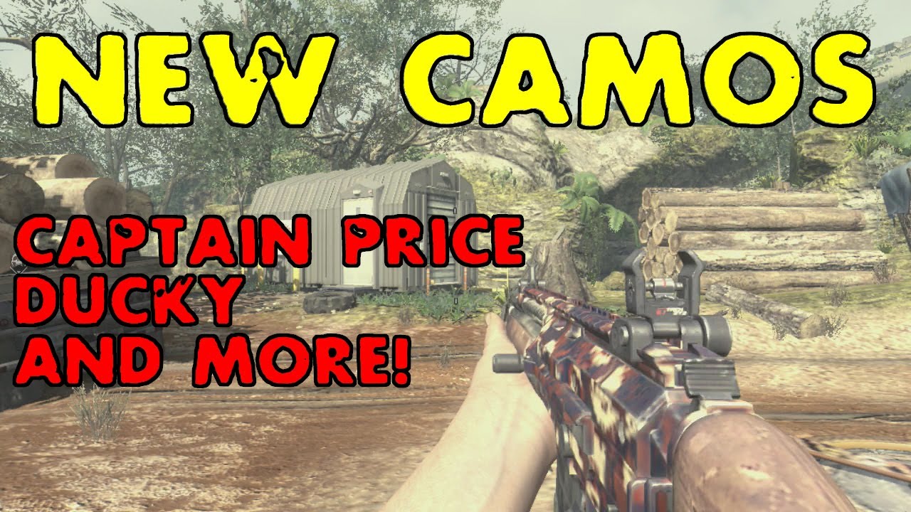 Call of Duty Ghosts DLC Camos (Captain Price, Space Cats, and Circuit Camos)