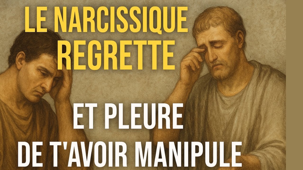 Le narcissique regrette et pleure de t’avoir manipulé