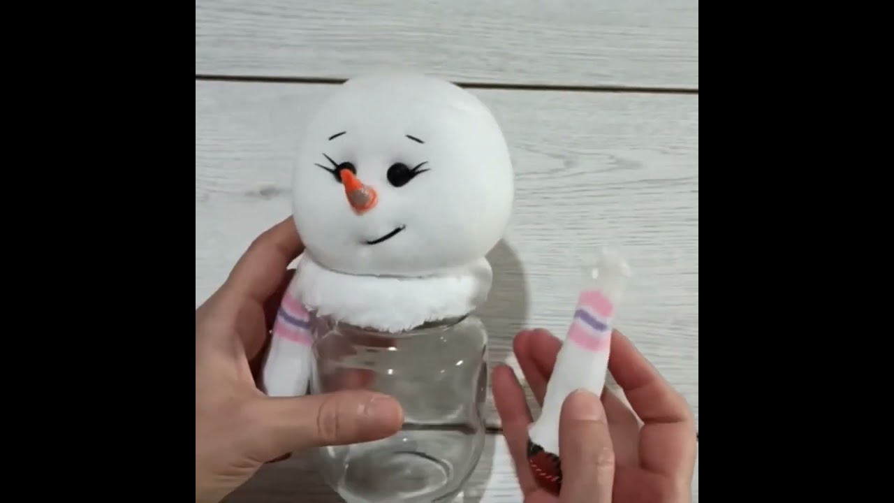 Отличная идея⛄ Баночка Снеговика 🎁Noel Gift 