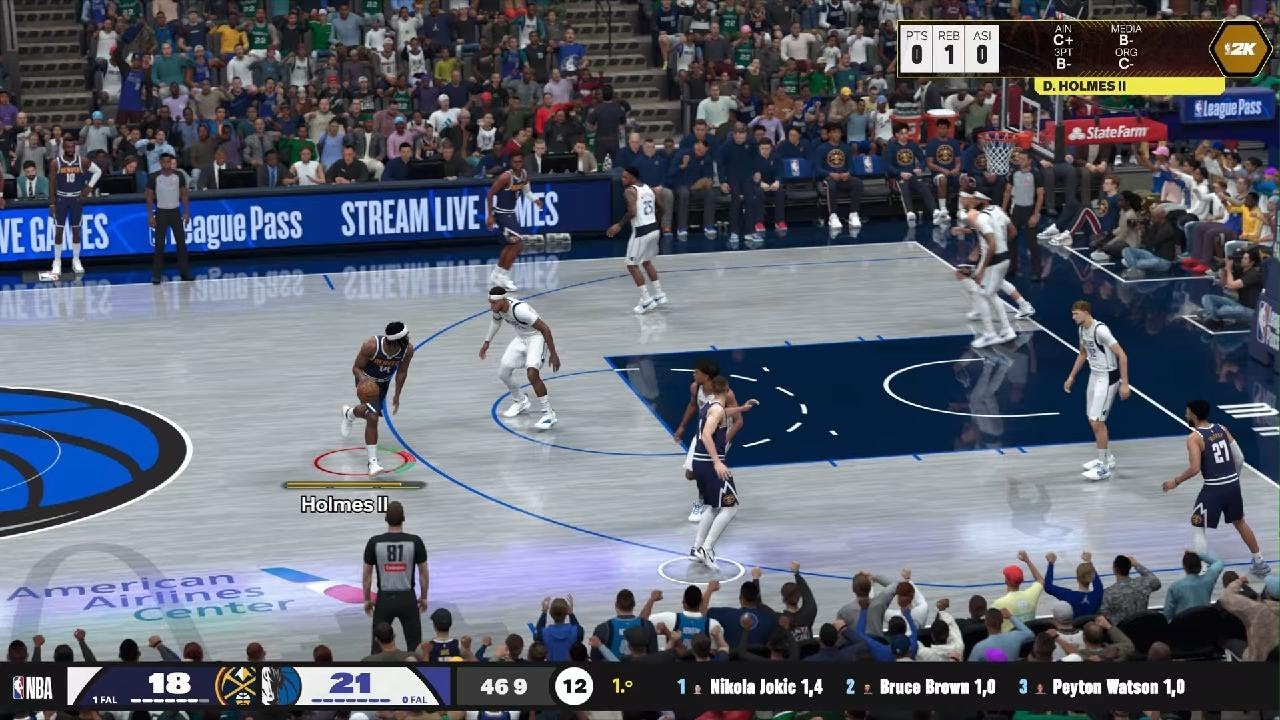 Pronóstico NBA Wednesday 14/01/2026 Nuggets VS Mavericks NBA 2K26