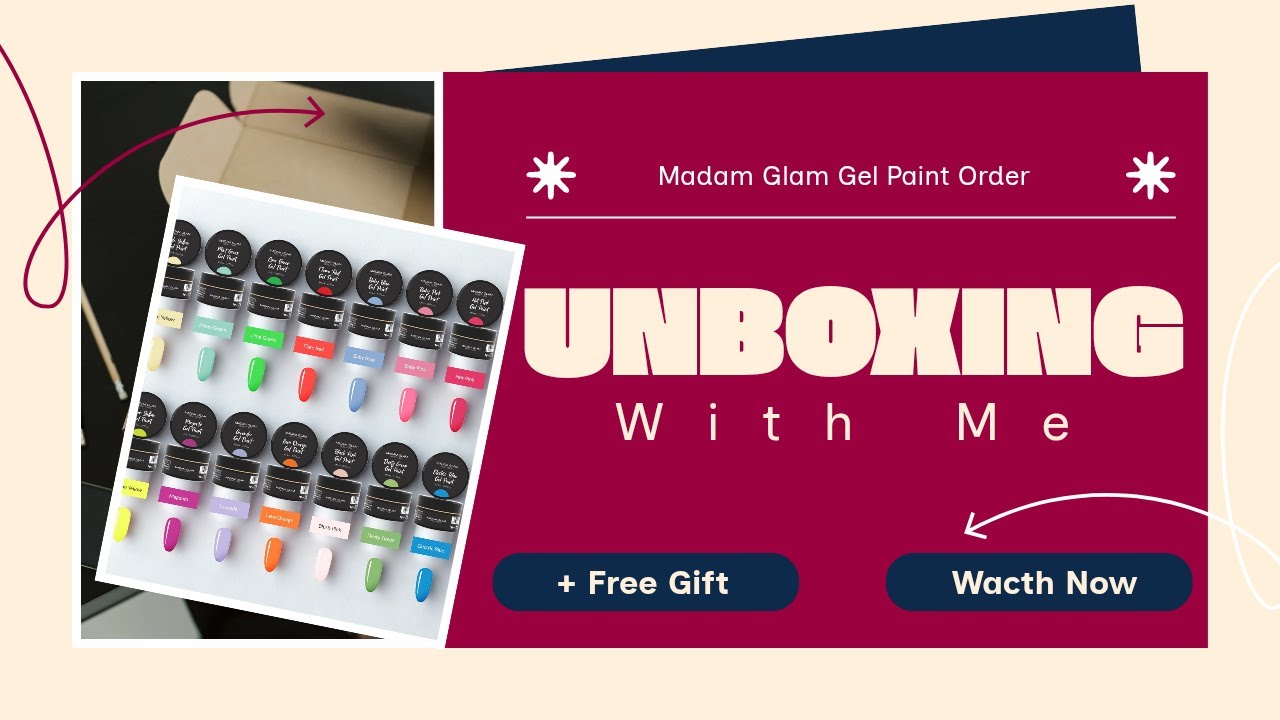 Madam Glam Painting Gels & Elio 2.0 Lamp Haul BF 2025
