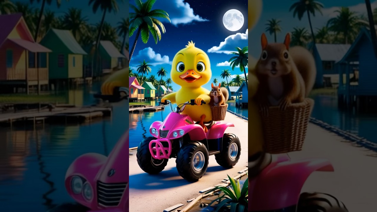 Duck🐤rescues SQUIRREL🐿️  