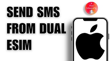 How to Send SMS from Dual Sim iPhone | Send Message from eSIM