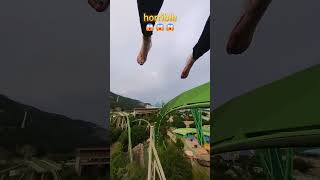 💥恐怖过山车！此视频可睁眼看！Roller coaster #animal 【跟着图尔去旅行】