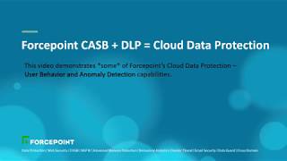 Forcepoint Cloud Data Protection - User Behavior and Anomaly Detection Net Worth