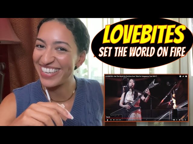 Opera Singer reacts to Lovebites Set The World On Fire | Tea Time With Jules class=