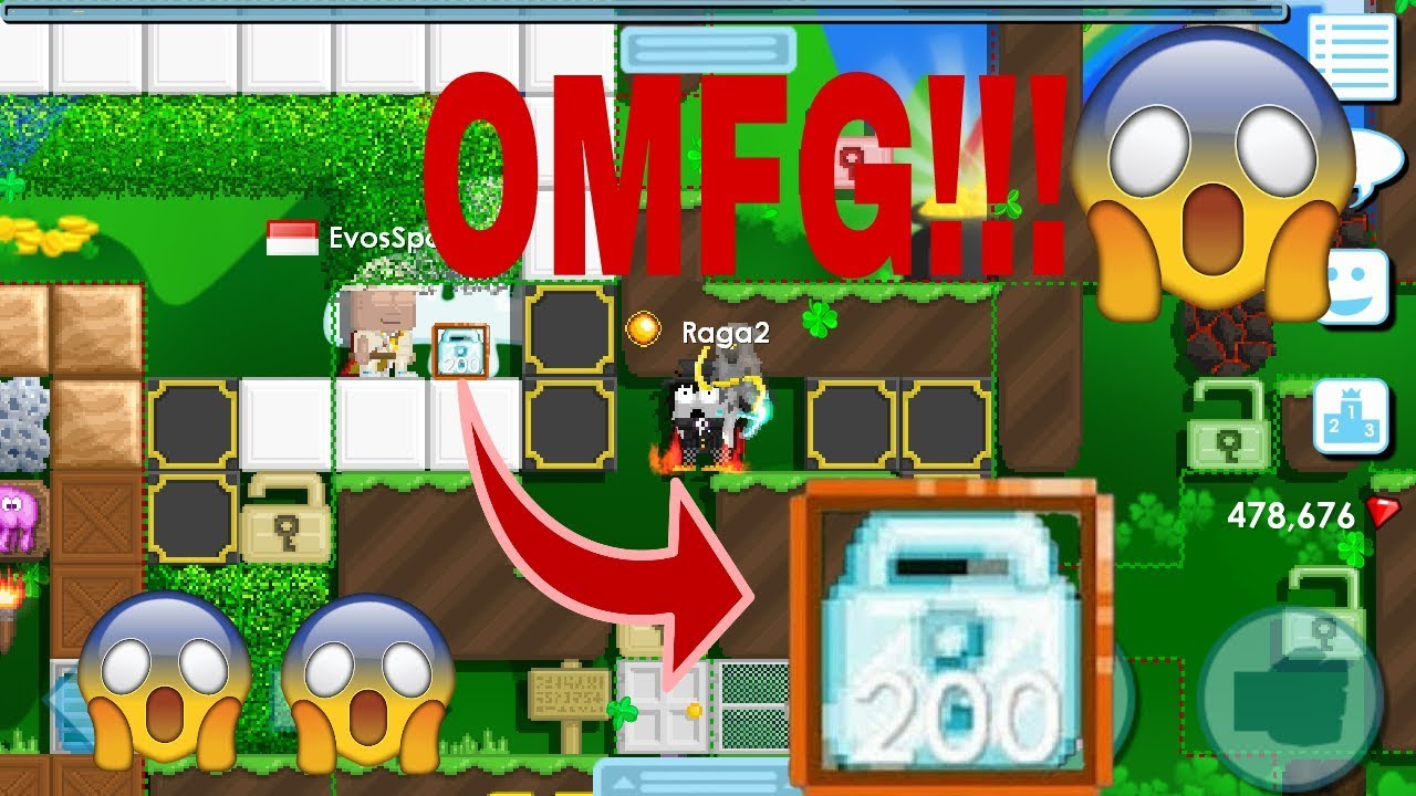 GROWTOPIA|With World People Drop 200Dls(Prank)