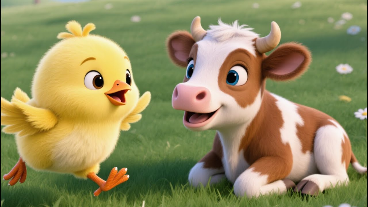 Kleines Kälbchen Lied 🐄 | Süßes Bauernhoflied für Kinder