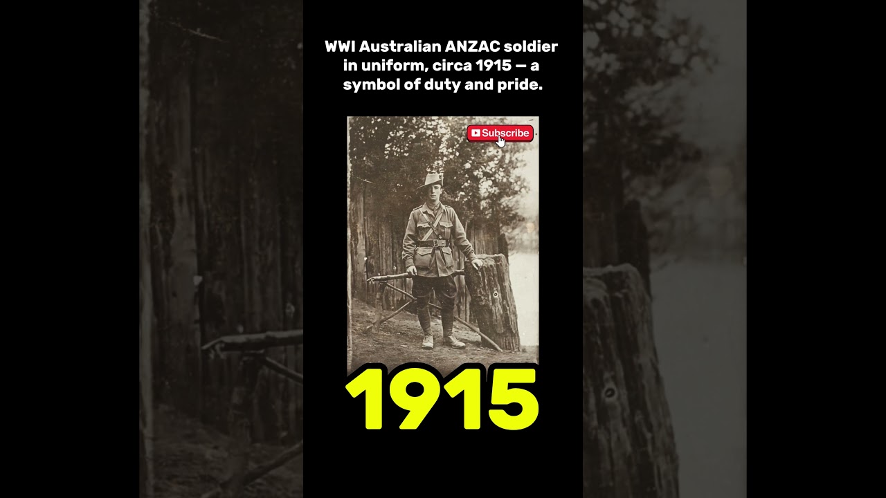 Portrait of an ANZAC Hero – WWI Australian Soldier