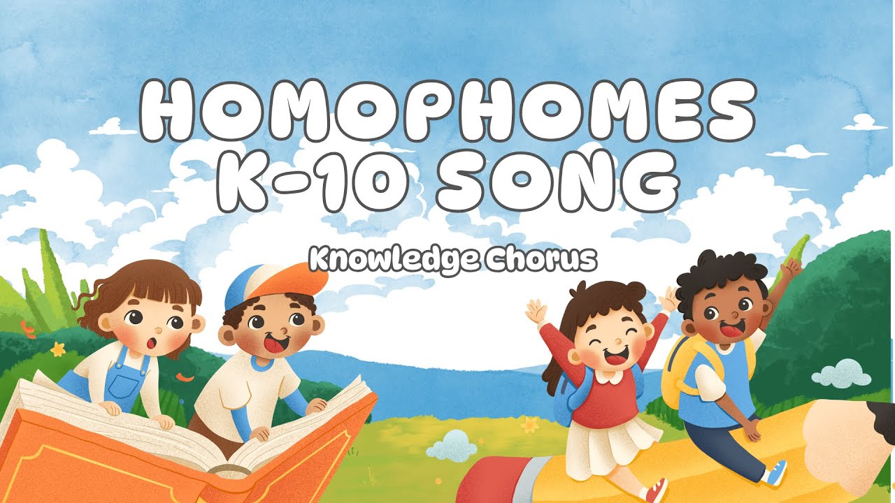Homophones Song | Words That Sound the Same | English Grammar | K-10