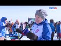 Все на лыжи! В Нарьян-Маре состоялись традиционные соревнования &quot;Северное сияние&quot;.