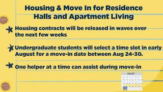 UMich 101: A Student Survival Guide - Housing and Move-In