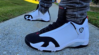 AIR JORDAN 14 BLACK TOE 2024 ON FEET REVIEW!!!