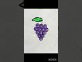 رسم عنقود عنب بطريقة سهلة رسم Art Drawing Painting çizim Shortvideo Easydrawing 