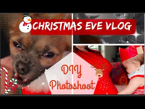 Christmas Eve Vlog | DIY Baby Photoshoot | Vegan Christmas Recipes