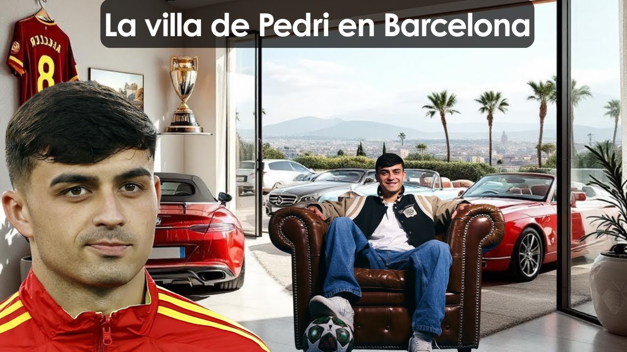 La villa de Pedri en Barcelona – La vida tranquila del centrocampista más joven de España