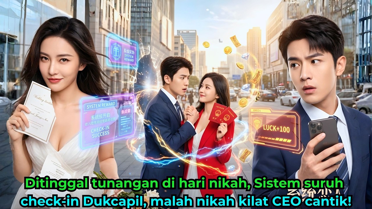 Ditinggal tunangan di hari nikah, Sistem suruh check-in Dukcapil, malah nikah kilat CEO cantik!