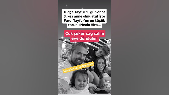 Tuğçe Tayfur 10 gün önce 3. kez anne olmuştu! İşte Ferdi Tayfur'un en küçük torunu Necla Hira...