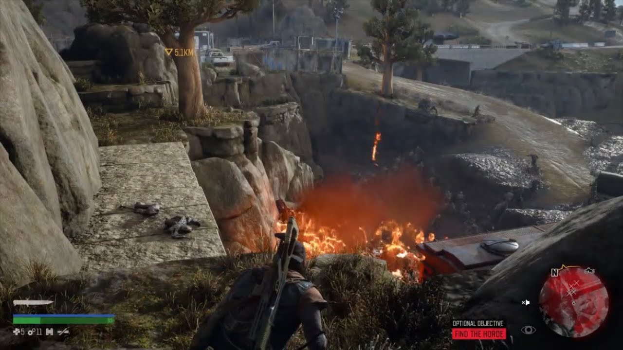 DAYS GONE Lobert Draw Ridge Horde Quick Kill