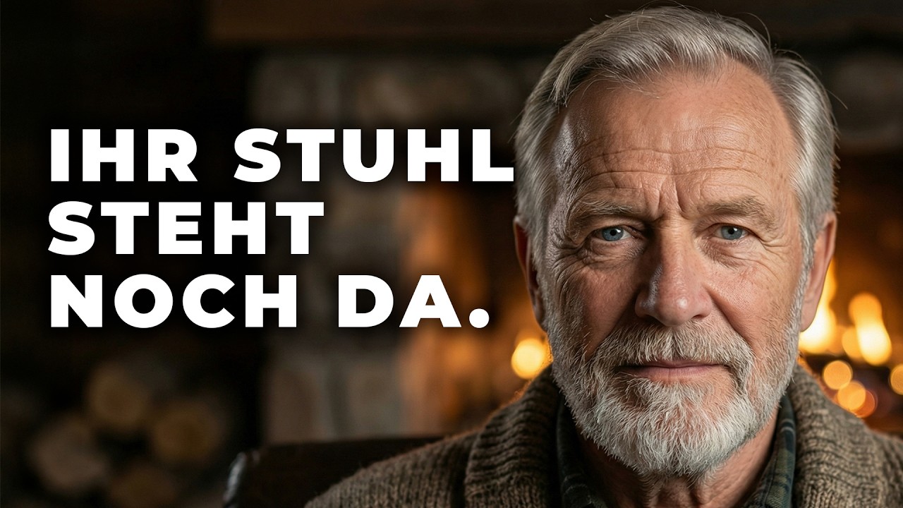 Ich bin 80... Ich habe den Stuhl meiner Frau nicht weggestellt. Seit drei Jahren nicht.