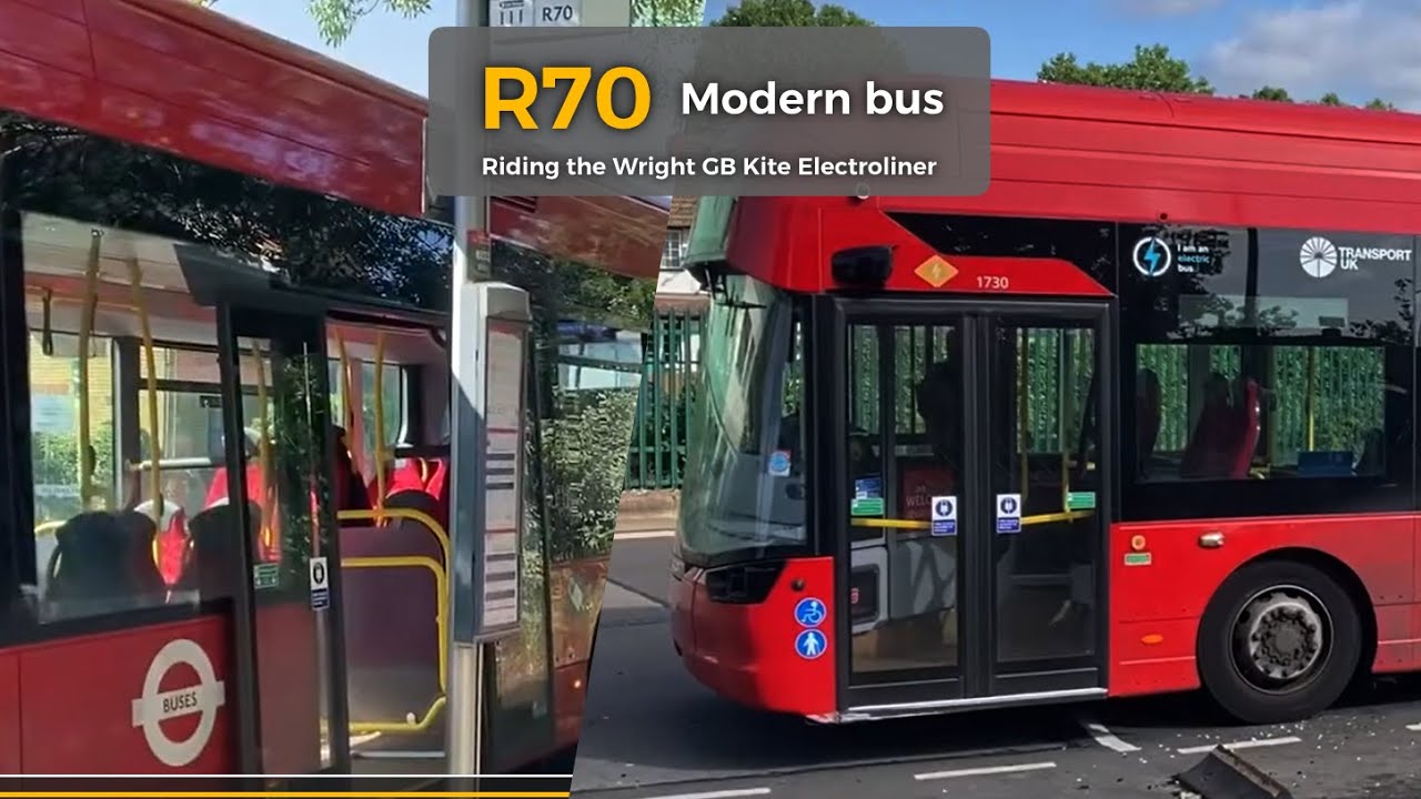 R70 - Riding the London bus of the future - Wright GB Kite Electroliner ...