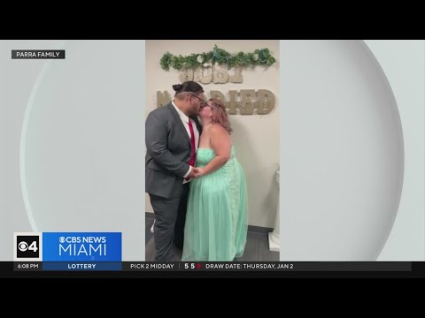 Woman mourns newlywed