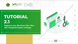 Tutorial Emis 40  Registrasimembuat Akun Baru Oleh Pengelolakepala Lembaga