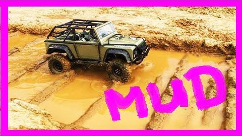 RC 4x4 ADVENTURES - sludge - dirt mud - water- CRAWLER AXIAL SCALE SCX10 DINGO SOUNDMODUL BIG FUN