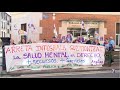 Concentracin en barakaldo defendiendo que la salud mental es un derecho