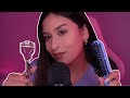 ASMR TE MAQUILLO Y PEINO PARA IR A LA ESCUELA | KATIA PUENTE ASMR