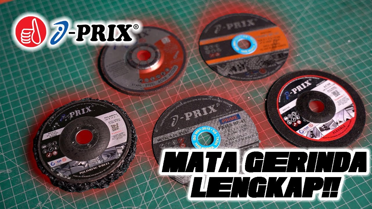 INI BRAND YANG JARANG ORANG TAU!! MATA GERINDA NYA LEBGKAP BANGET!! i-PRIX di polishing wheel