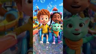 The Giant Bubble Slide! 🫧🎢 | Funny Kids Cartoon Adventure | Magic Bubble Friends #3danimation