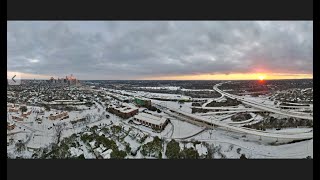 [4k] Drone Footage: Heavy Snow in Austin, TX | Winter Storm Uri screenshot 5