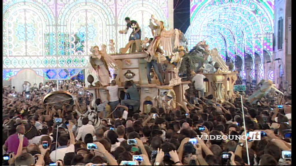 festa della bruna 2015   strappo del carro - rallentatore