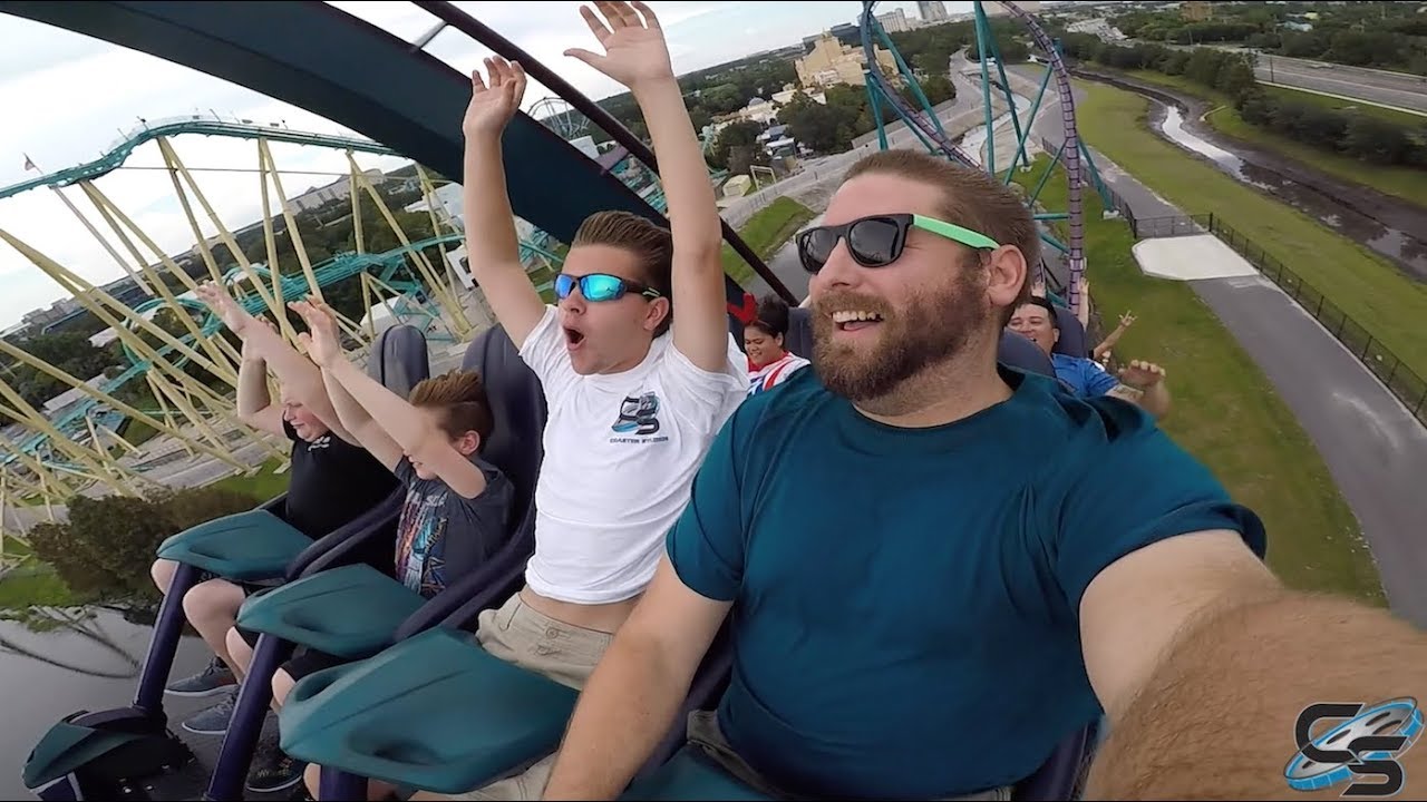 Coaster Studios and Midway Mayhem Ride Mako! SeaWorld Orlando