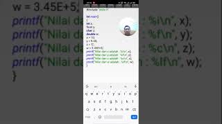 Berlatih program C menggunakan android dengan bantuan aplikasi C compiler IDE