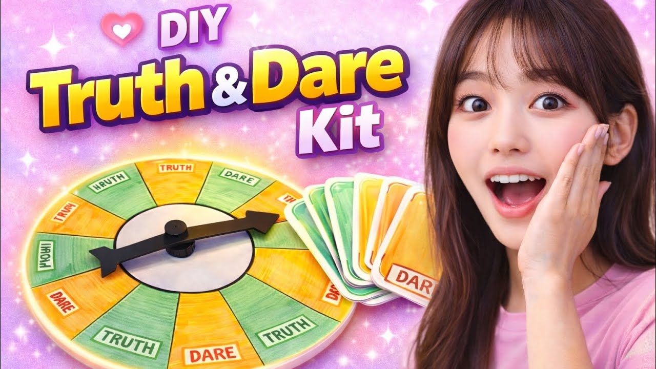 Набор для игры «Правда или действие» своими руками 😍🔥 | Простая и увлекательная идея для игры
