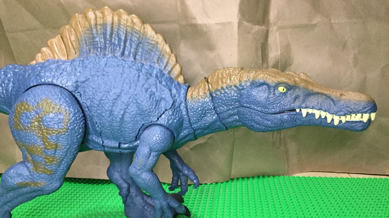 Spinosaurus  attack // Jurassic world stoption