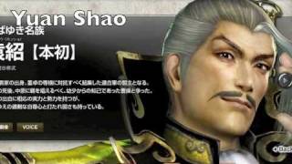 All 62 dynasty warriors 7 characters (Final List)