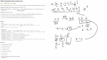 1865. Finding Pairs With a Certain Sum 💡  From Brute Force to Optimal.