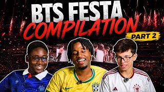 'NEW KPOP KIDS (FIRST TIME) WATCHING BTS FESTA TIKTOK COMPILATION Part 2