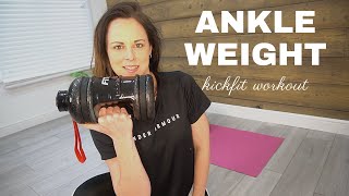 Ankle weight kickfit workout | Chloe Bruce Academy