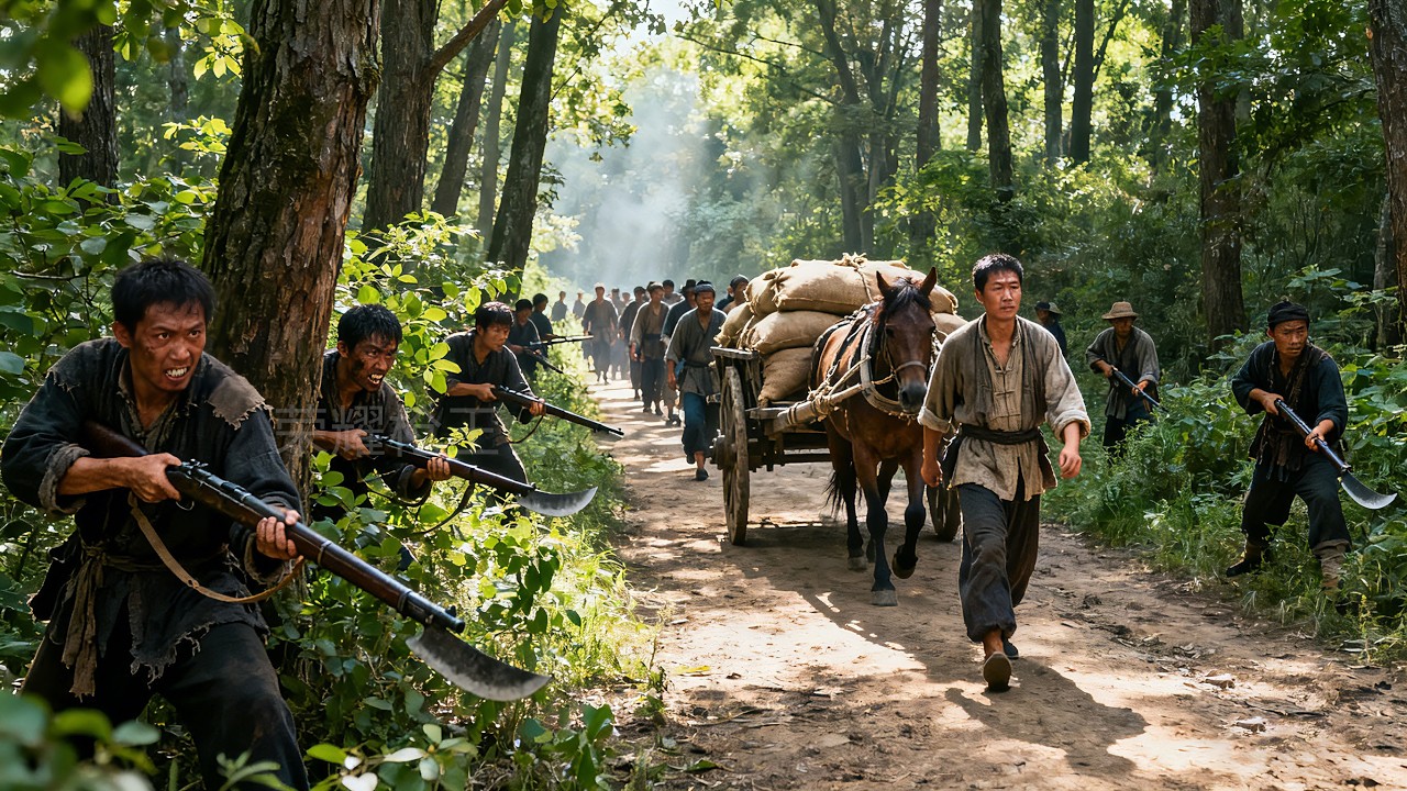抗日電影！日軍假扮土匪伏擊八路，怎反被將計就計一窩端！ ⚔️ 抗日 MMA | Kung Fu
