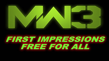 Call Of Duty: Modern Warfare 3 First Impressions (With Official Gameplay Review) FFA