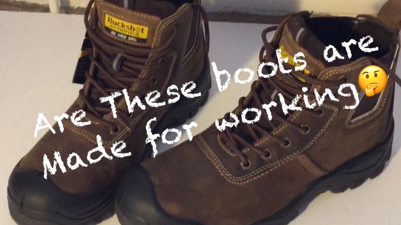A Look at my New work boots , Will they be any good🤔 - YouTube