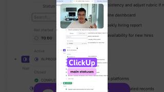 All about ClickUp Statuses for your workflow in full video ⬆️