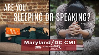 MDDC CMI ZOOM Training, "Are You Sleeping Or Speaking?" MDDC CMI Coordinator, Mike McGurk