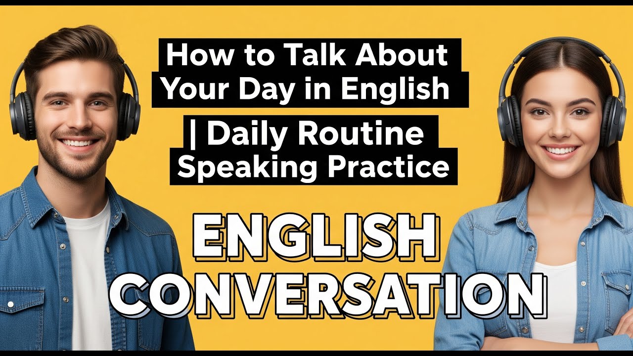 How to Talk About Your Day in English | Daily Routine Speaking Practice ...